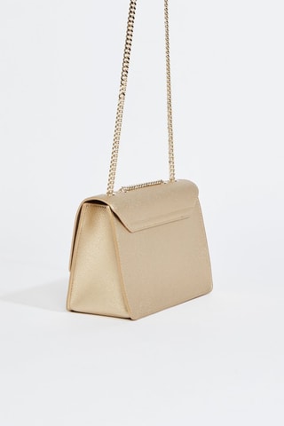 Sac bandoulière en cuir de veau - Doré