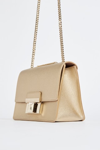 Sac bandoulière en cuir de veau - Doré