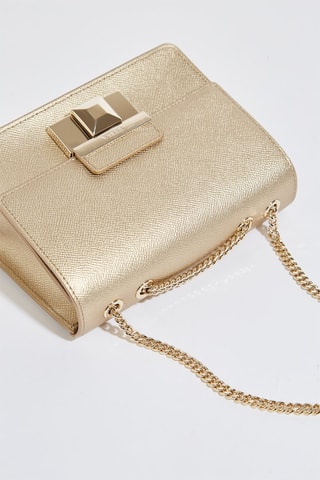 Sac bandoulière en cuir de veau - Doré