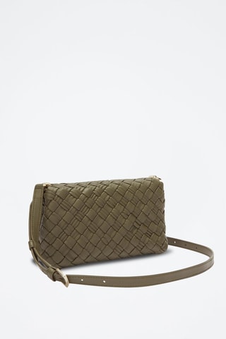 Sac bandoulière en cuir d'agneau Furla Gerla - Kaki