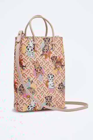 Sac bandoulière en cuir Essential - Beige