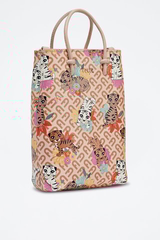 Sac bandoulière en cuir Essential - Beige