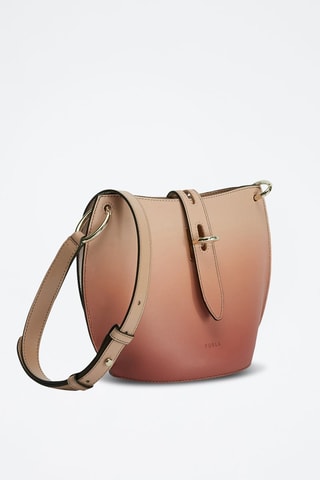 Sac bandoulière en cuir de veau - Beige