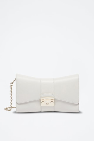 Sac bandoulière en cuir de veau - Blanc