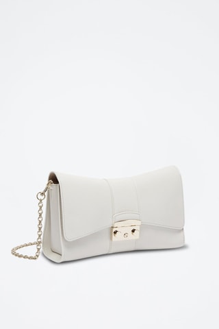 Sac bandoulière en cuir de veau - Blanc