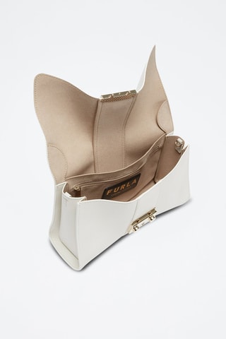 Sac bandoulière en cuir de veau - Blanc