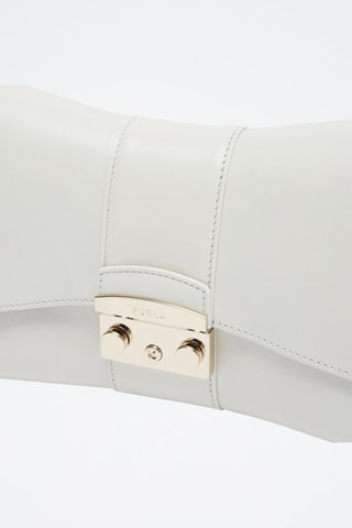 Sac bandoulière en cuir de veau - Blanc