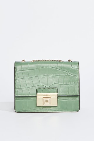 Sac bandoulière en cuir de veau - Vert