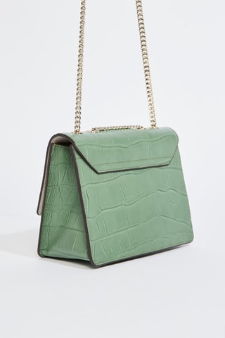 Sac bandoulière en cuir de veau - Vert