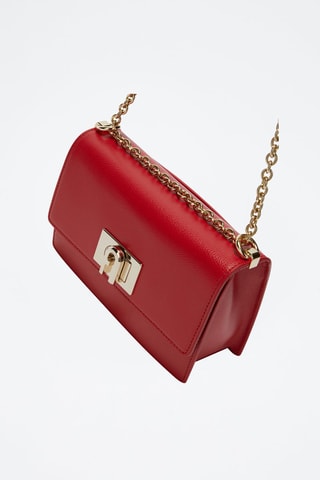 Sac bandoulière en cuir - Rouge