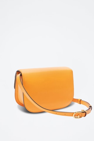 Sac bandoulière en cuir Sfera Mini - Orange