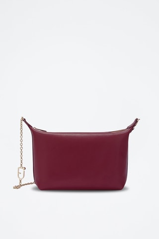 Sac bandoulière en cuir Nuvola Mini - Bordeaux