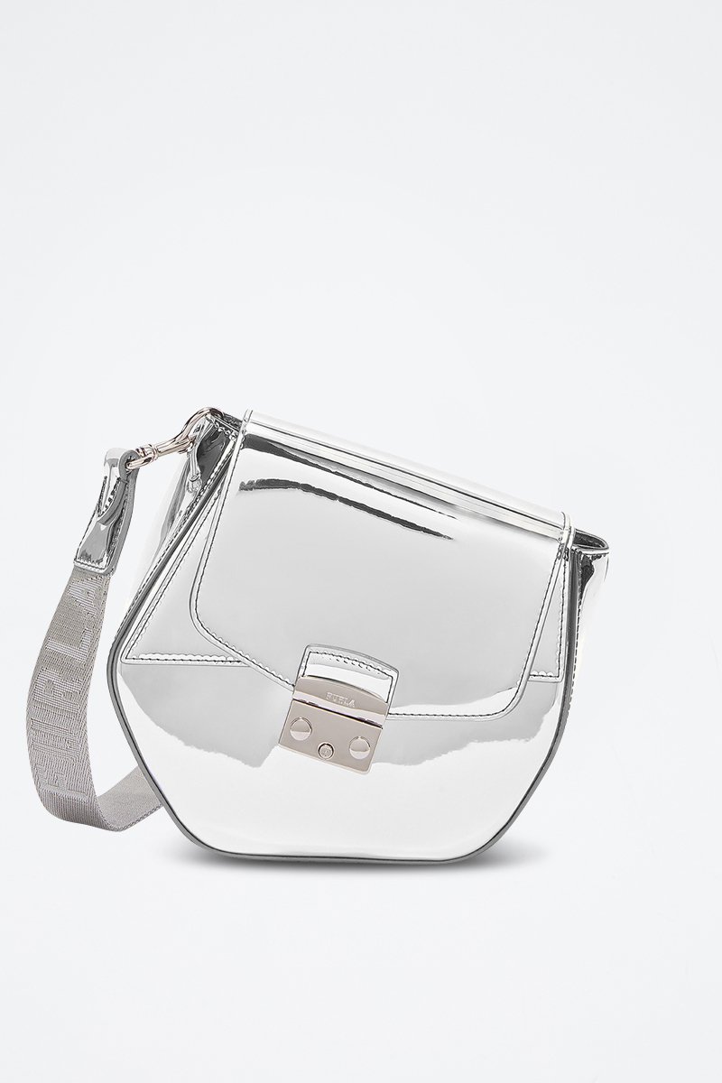 Bandolera con brillo Metropolis Prisma - Plateado