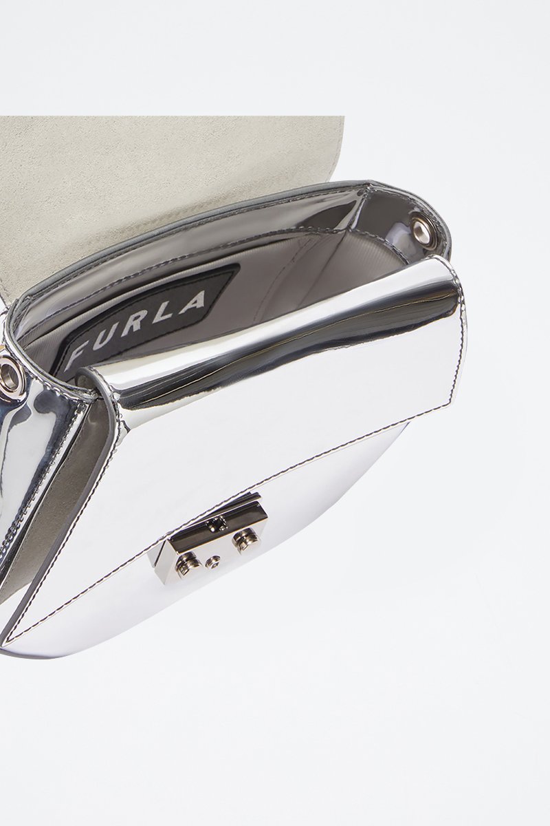 Bandolera con brillo Metropolis Prisma - Plateado