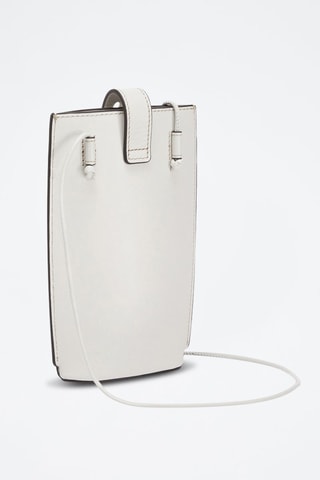 Sac bandoulière en cuir - Blanc