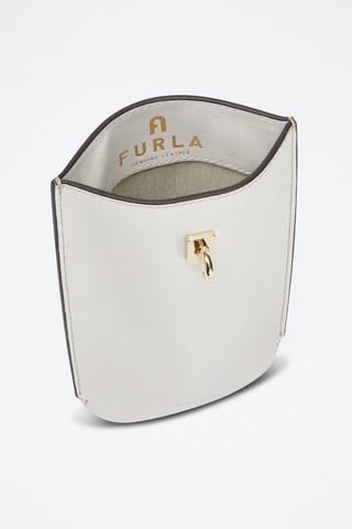 Sac bandoulière en cuir - Blanc