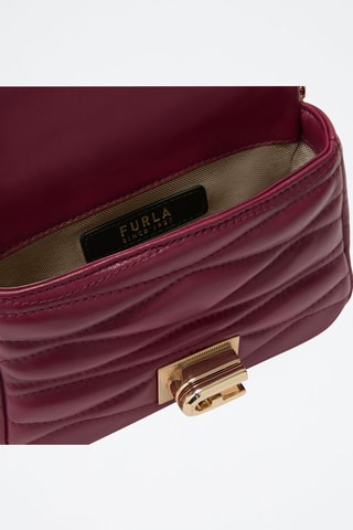 Sac bandoulière en cuir ovin - Rouge