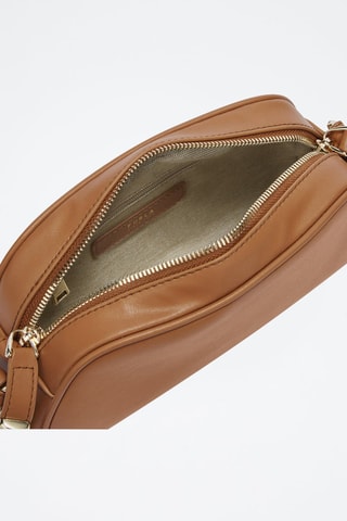 Sac bandoulière en cuir de veau - Marron