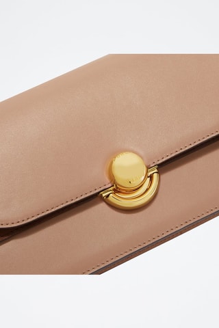 Sac bandoulière en cuir - Vieux rose