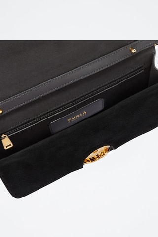 Sac bandoulière en cuir - Noir