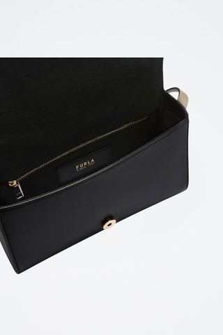 Sac bandoulière en cuir Riva - Taille S - Noir