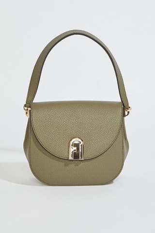 Sac bandoulière en cuir Gardenia Mini - Kaki