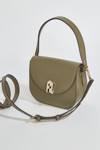Sac bandoulière en cuir Gardenia Mini - Kaki