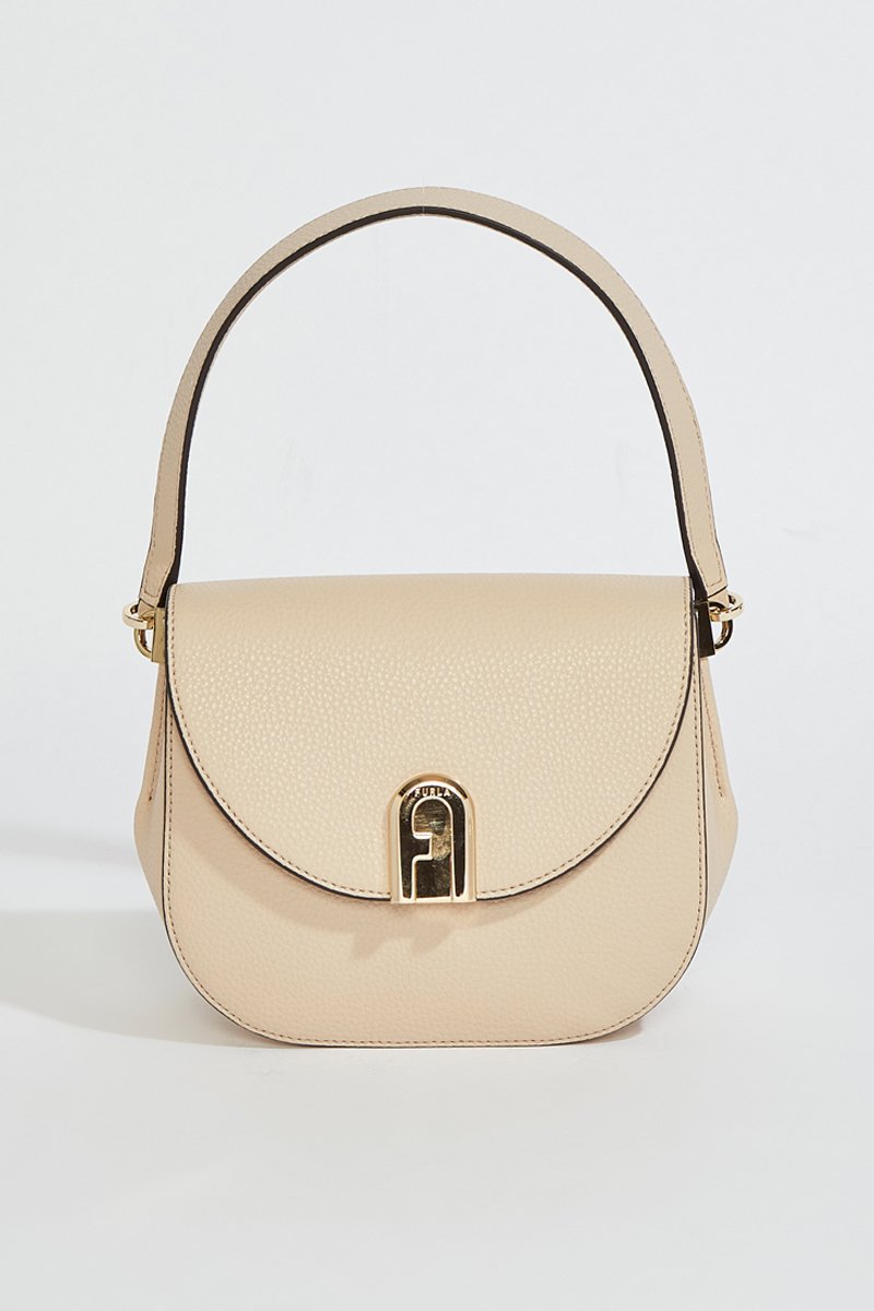 Bandolera de piel Gardenia Mini - Beige