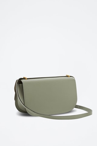 Sac bandoulière en cuir - Vert d’eau