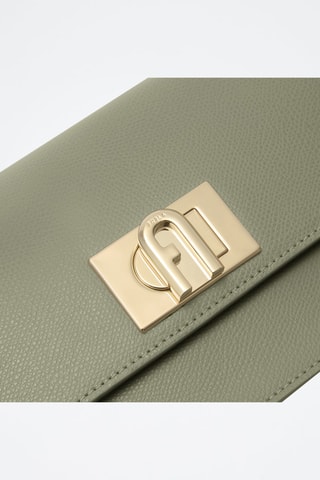 Sac bandoulière en cuir - Vert d’eau