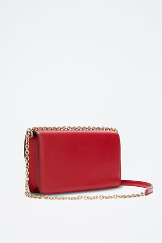 Sac bandoulière en cuir Sfera - Taille S - Rouge