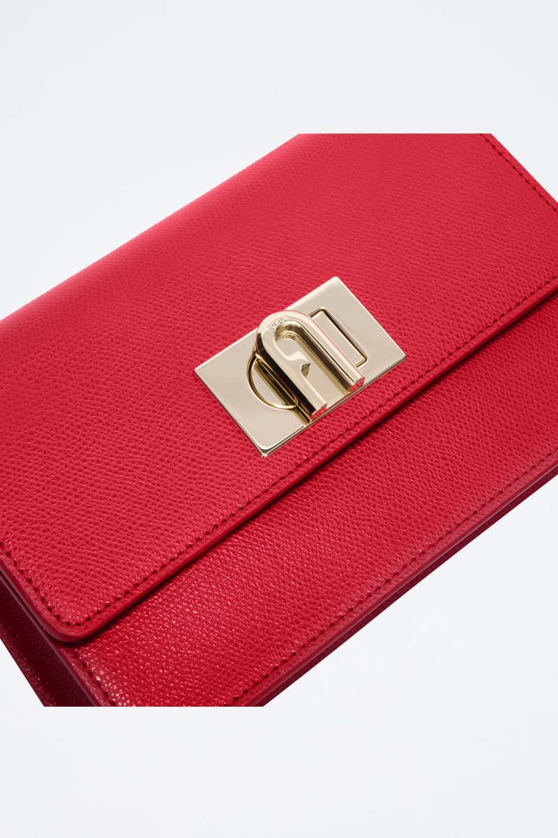 Bandolera de piel 1927 Mini - Rojo