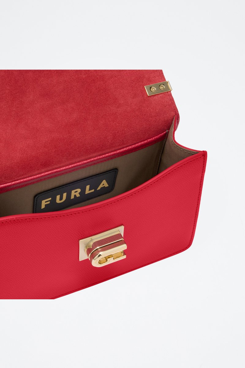 Bandolera de piel 1927 Mini - Rojo