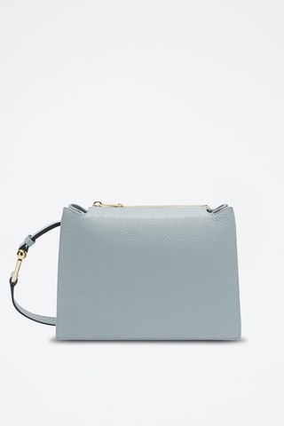 Sac bandoulière en cuir Nuvola - Taille S - Bleu clair