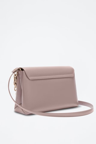 Sac bandoulière en cuir Meridiana - Taille M - Mauve
