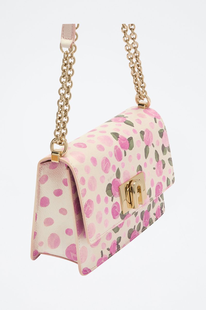 Bandolera de piel 1927 Mini - Rosa