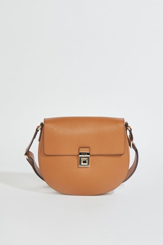 Sac bandoulière en cuir Glenn - Taille S - Marron