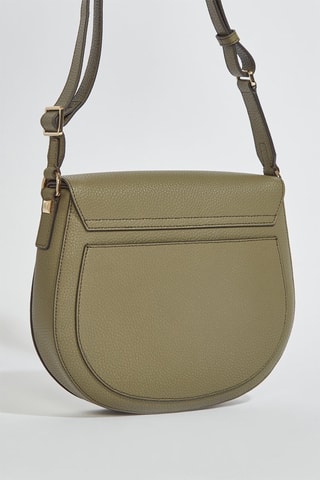 Sac bandoulière en cuir Glenn - Taille S - Kaki