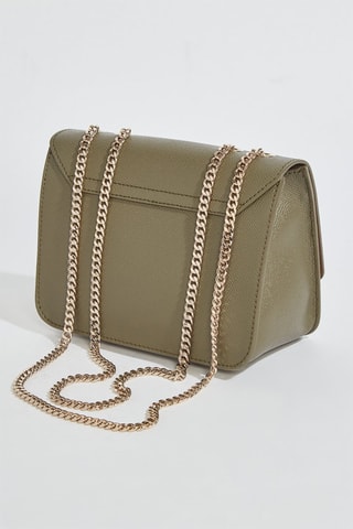 Sac bandoulière en cuir Bella Mini - Kaki