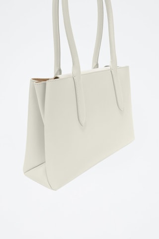 Cabas en cuir Meridiana - Taille M - Blanc