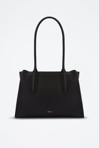 Cabas en cuir Meridiana - Taille M - Noir