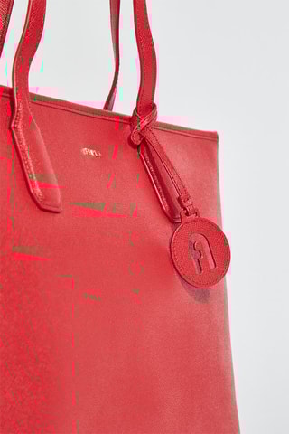 Cabas en cuir Classic - Taille M - Rouge