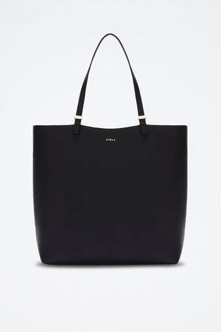 Cabas en cuir Gea - Taille M - Noir
