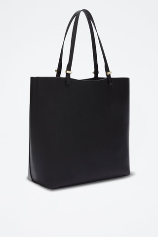Cabas en cuir Gea - Taille M - Noir