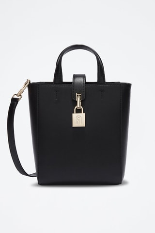 Cabas en cuir Artemis Mini - Noir