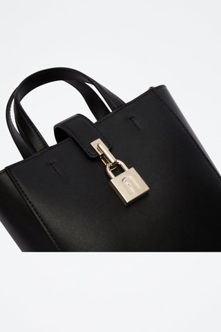 Cabas en cuir Artemis Mini - Noir