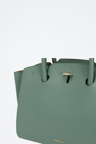 Cabas en cuir Genesi M - Vert