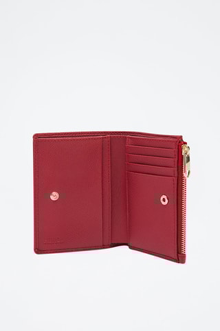 Portefeuille en cuir de veau - Rouge