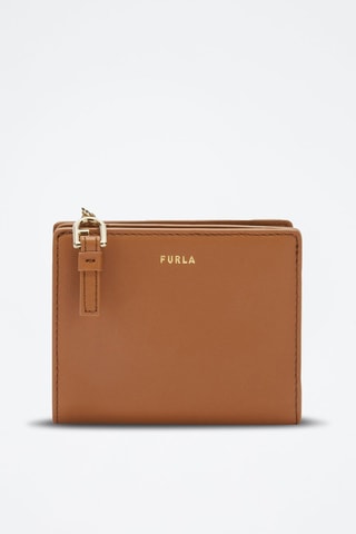 Portefeuille en cuir Nuvola - Taille S - Marron