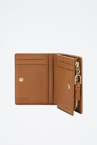 Portefeuille en cuir Nuvola - Taille S - Marron